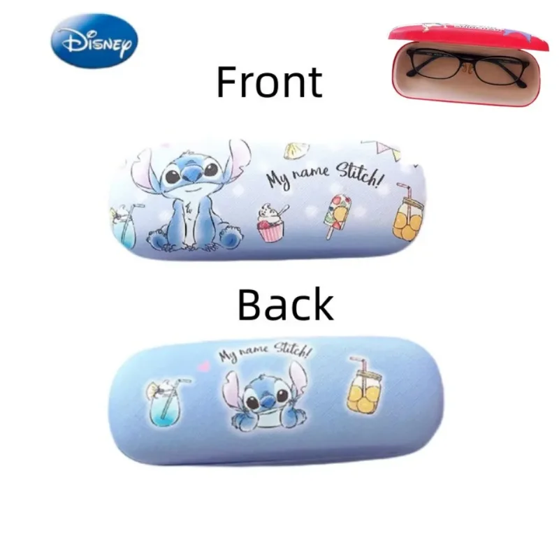 

Disney Anime Stitch Cartoon Figure Printed Glasses Case Hard Shell Protective Student Glasses Storage Box Boys Girls Birthday