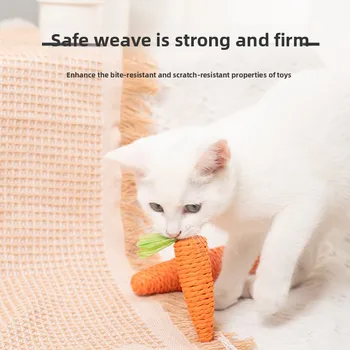 Carrot Chew Toy for Cats 1