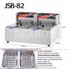 Electric Deep Fryer W/Dual Removable Tanks Commercial Countertop  Fryer for Chicken French Fries Frying Chips 2