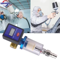 Airbrush Electronic Pressure Regulator LCD Digital Display  +1/4" Water Oil Separator Pneumatic Spray Gun Tool Accessories 1