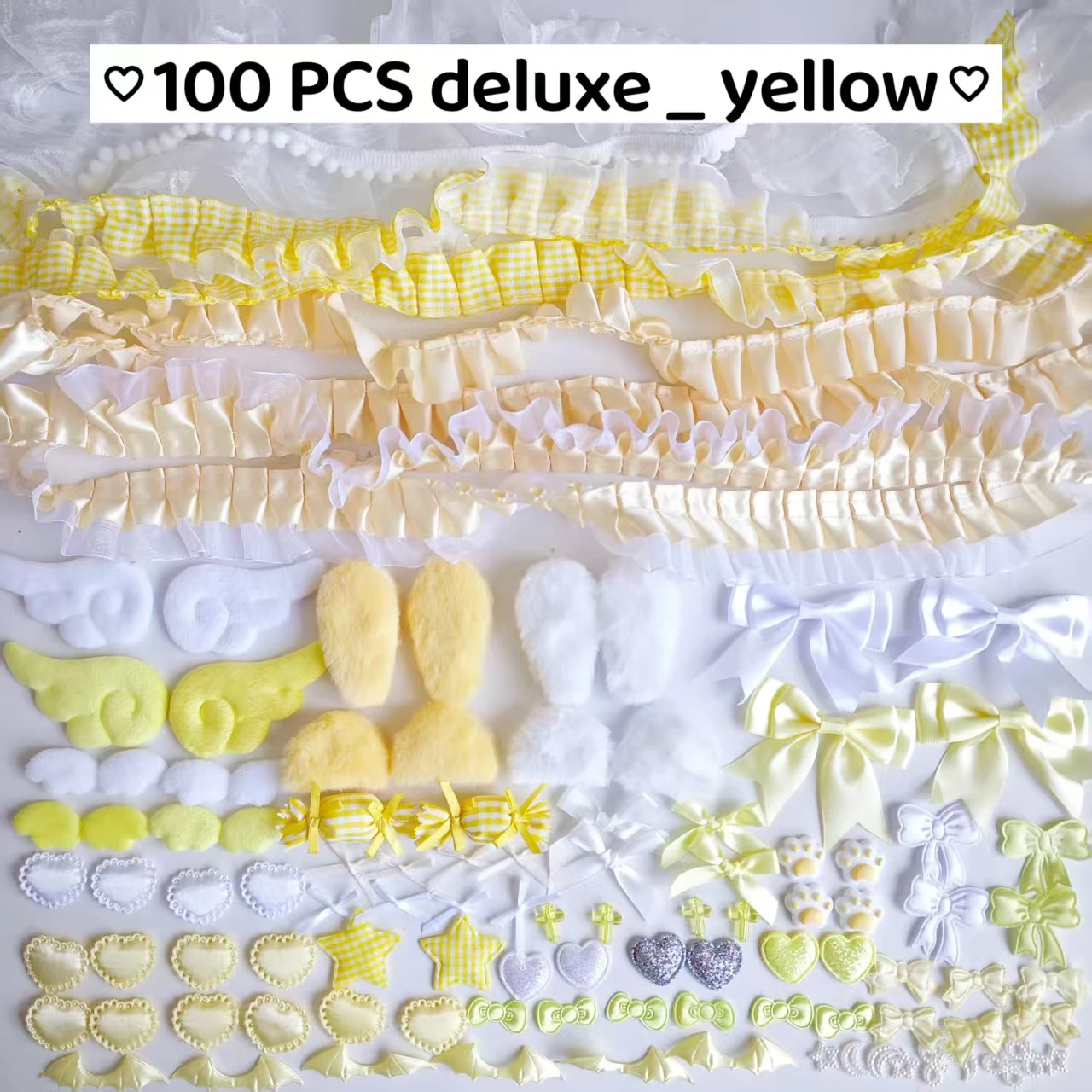 مجموعة 100 قطعة من المواد الملونة للفتيات، بما في...