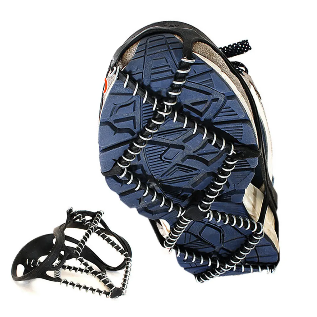

2pcs TPE Anti Skid Winter Ice Grippers Stylish Wide Application Lightweight Shoes Ice Grippers
