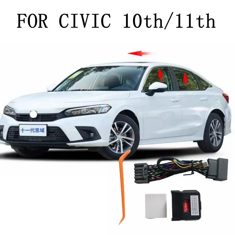 Fitercar 자동 창문 닫힘 및 접이식 백미러, 10 세대 11 혼다 시빅/타입 ..