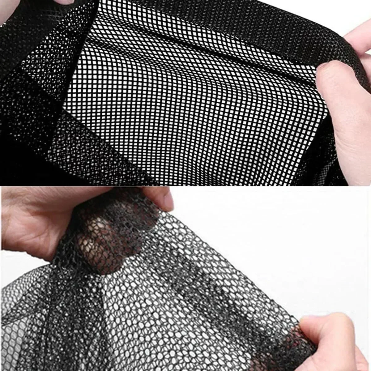 Baby Safety Gate Pet Fence Mesh with Telescopic Pole Hook Stairs Entrance Indoor Gate Barrier Fence Punch-free Safety Protection