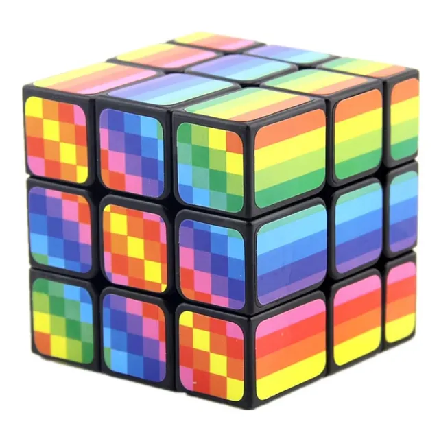 Fanxin Idea Rainbow Mirror 3x3x3 Magic Cube Special Shaped 3x3 Fun Educational Puzzle Cubo Magico Toys Gifts For Childen Kids 2