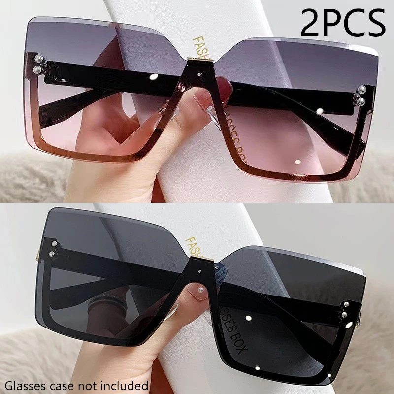 2PCS pink black