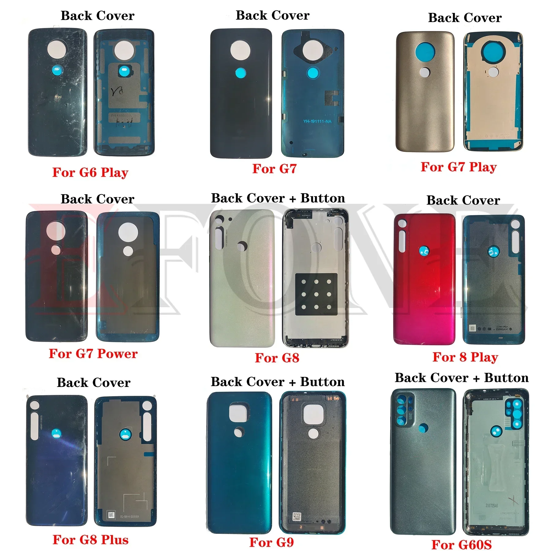 For Motorola Moto G6 G7 G8 G9 G60S G71 Plus Power Lite G Play 2021