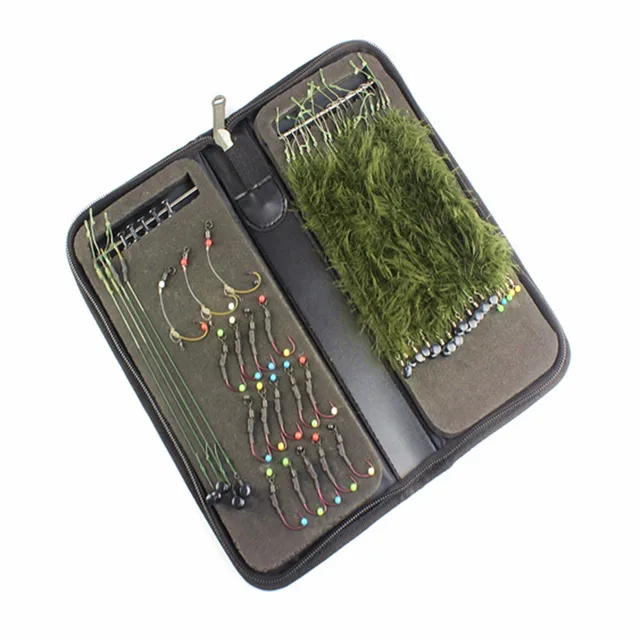 BD EYE UK Rig Wallet - Porta Leader Da Pesca, Custodia EVA Impermeabile, Con 10 Scomparti - Foto 6