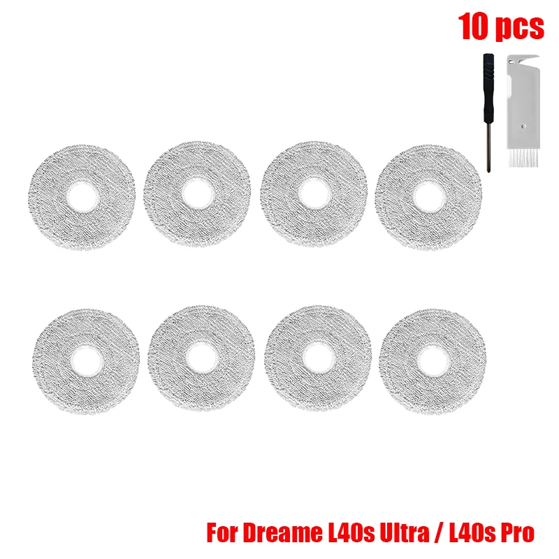 Premium Vacuum Cleaner Replacement Accessory Kit - Main Side Brush, Filter, Mop Cloths, Dust Bag