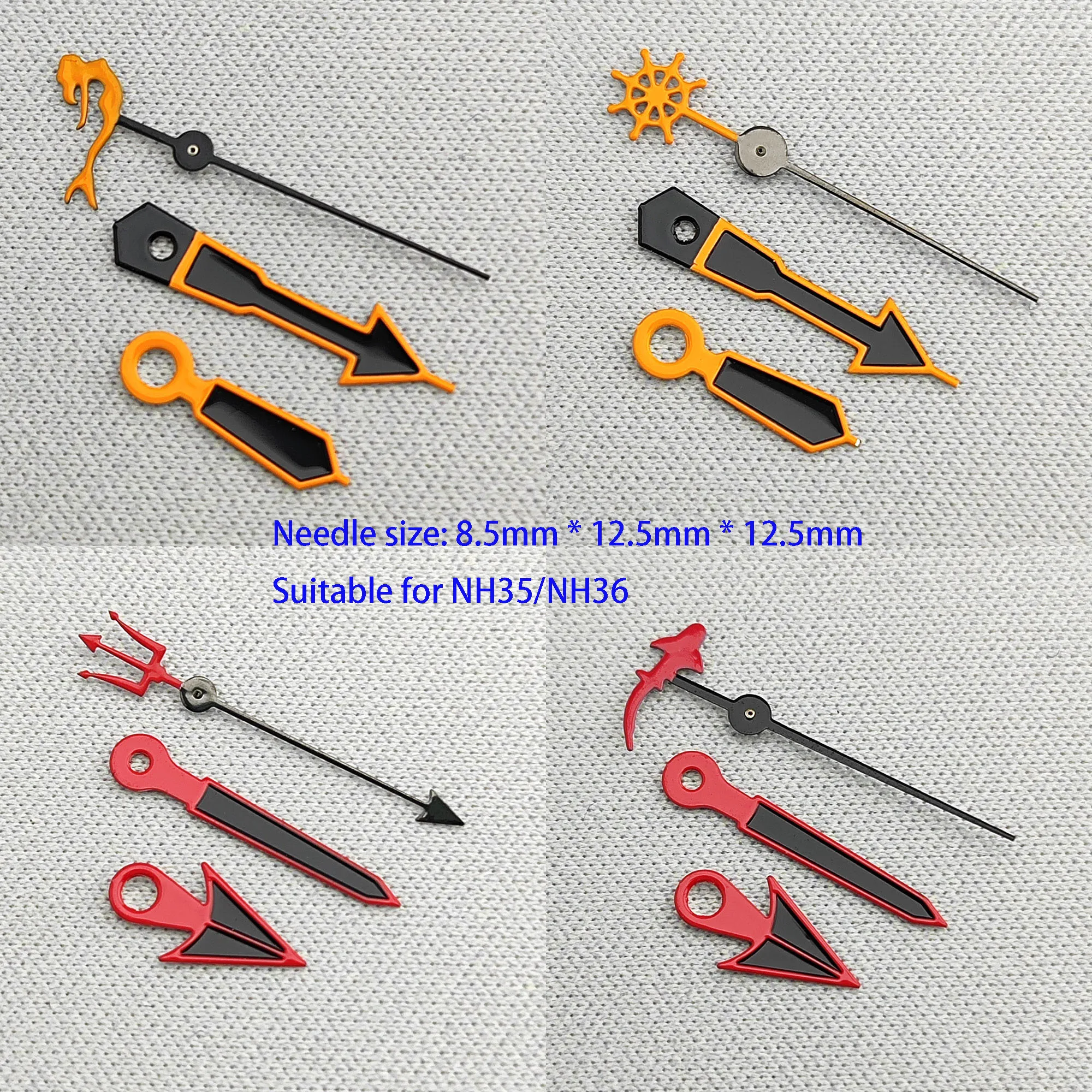 Aiguilles De Montre Vertes Luminescentes Pour Mouvement VK63 - Accessoire Modding Ou Réparation