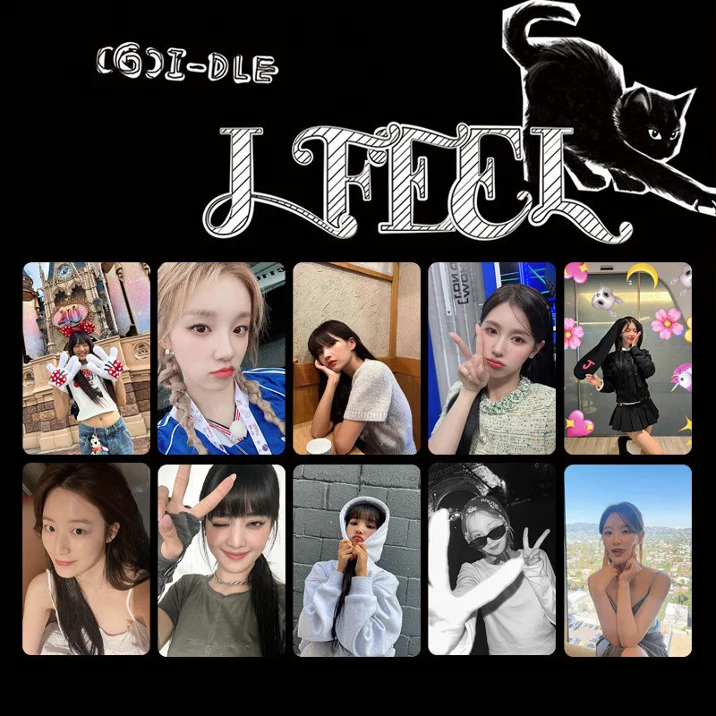 

10pcs KPOP (G)I-DLE Girls GIDLE Selfie Photo Card Album LOMO Card MINNIE SHUHUA YUQI SOOJIN MIYEON Fan Favorite Gift Postcard