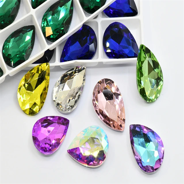 8mm-12mm Violet Color Glass Crystal Sew on Rhinestone Set Flatback Crystal Craft  Rhinestones Diamond For DIY Decorations Box - AliExpress