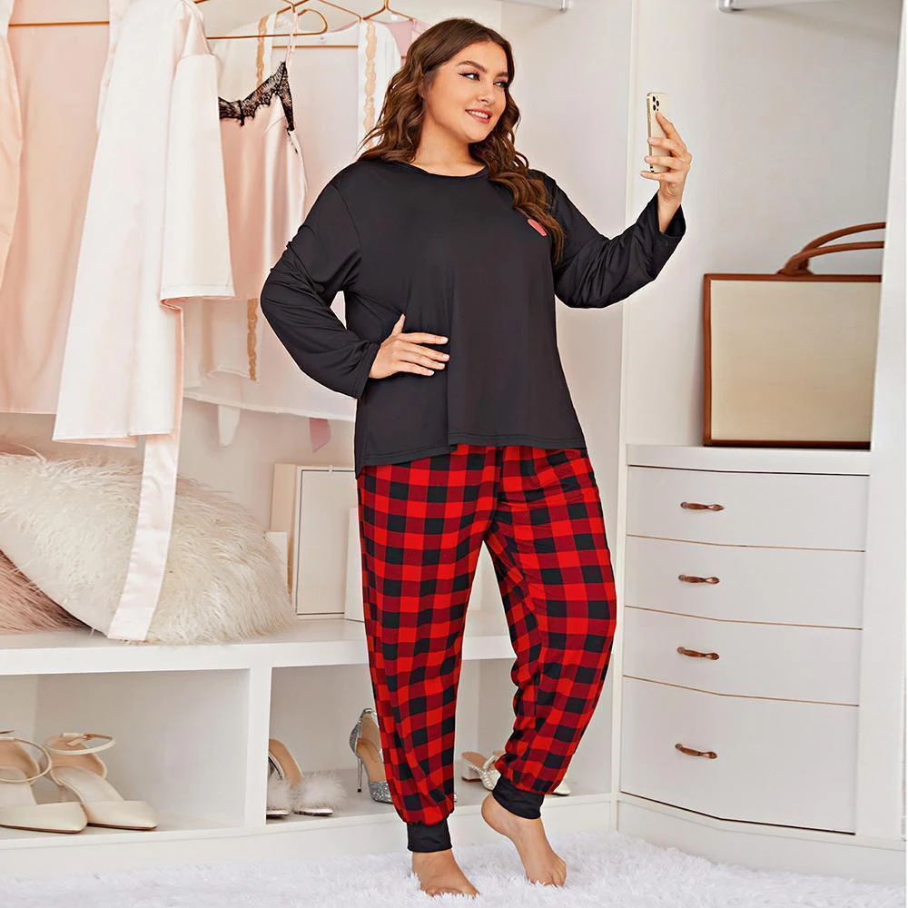 Ropa Casual Pijamas De Mujer De Verano Tallas Grandes Pijamas De