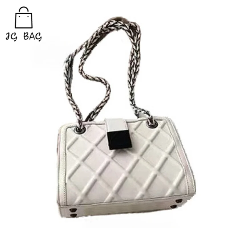 

Chain, bags female Fashion HigH-end Feeling, Small 2024, New Trendy And Versatile TexTure, Single Shoulder Bag, DiamonD Grid,