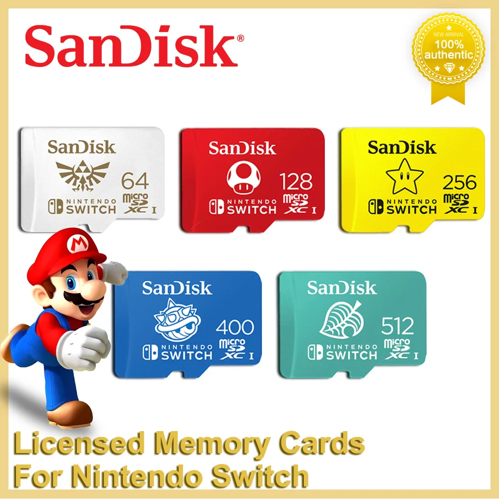 SanDiskmicroSDXCCardLicensedMemoryCardsForNintendoSwichTrans