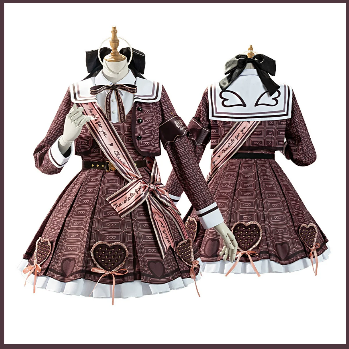 THE IDOLM@STER Himesaki Rinami School Uniform Cosplay Costume for Women