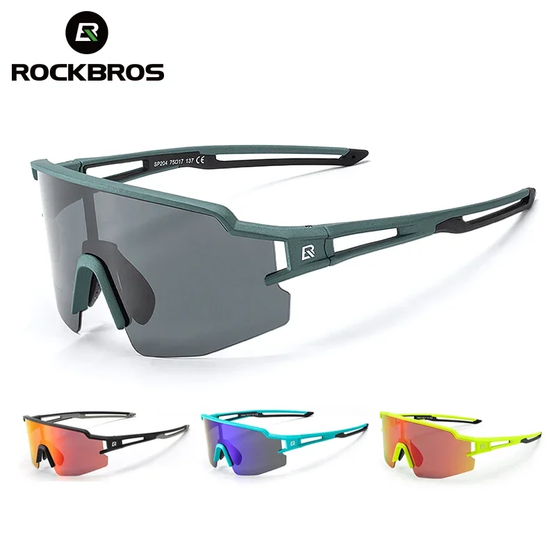 ROCKBROS Lunettes Soleil Polarisées Vélo UV400 Sport
