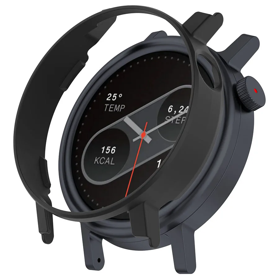 PC Hollow Protective Case Bumper Shell for Smartwatch - No Screen Protector Included