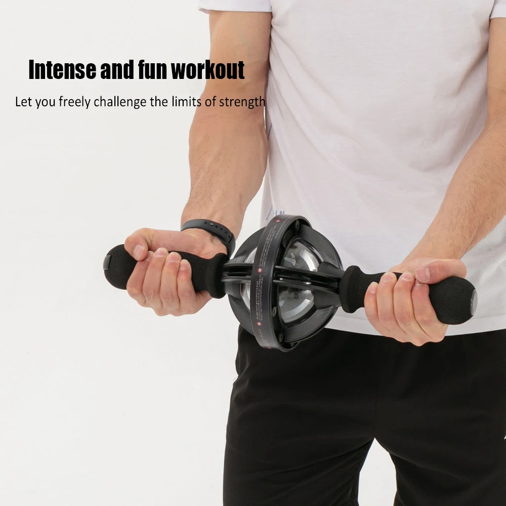 Arm Ball Arm Strength Exerciser Gyroscope Forearm Exercise With LED Light Core Trainer Home Gym Equipment Fitness