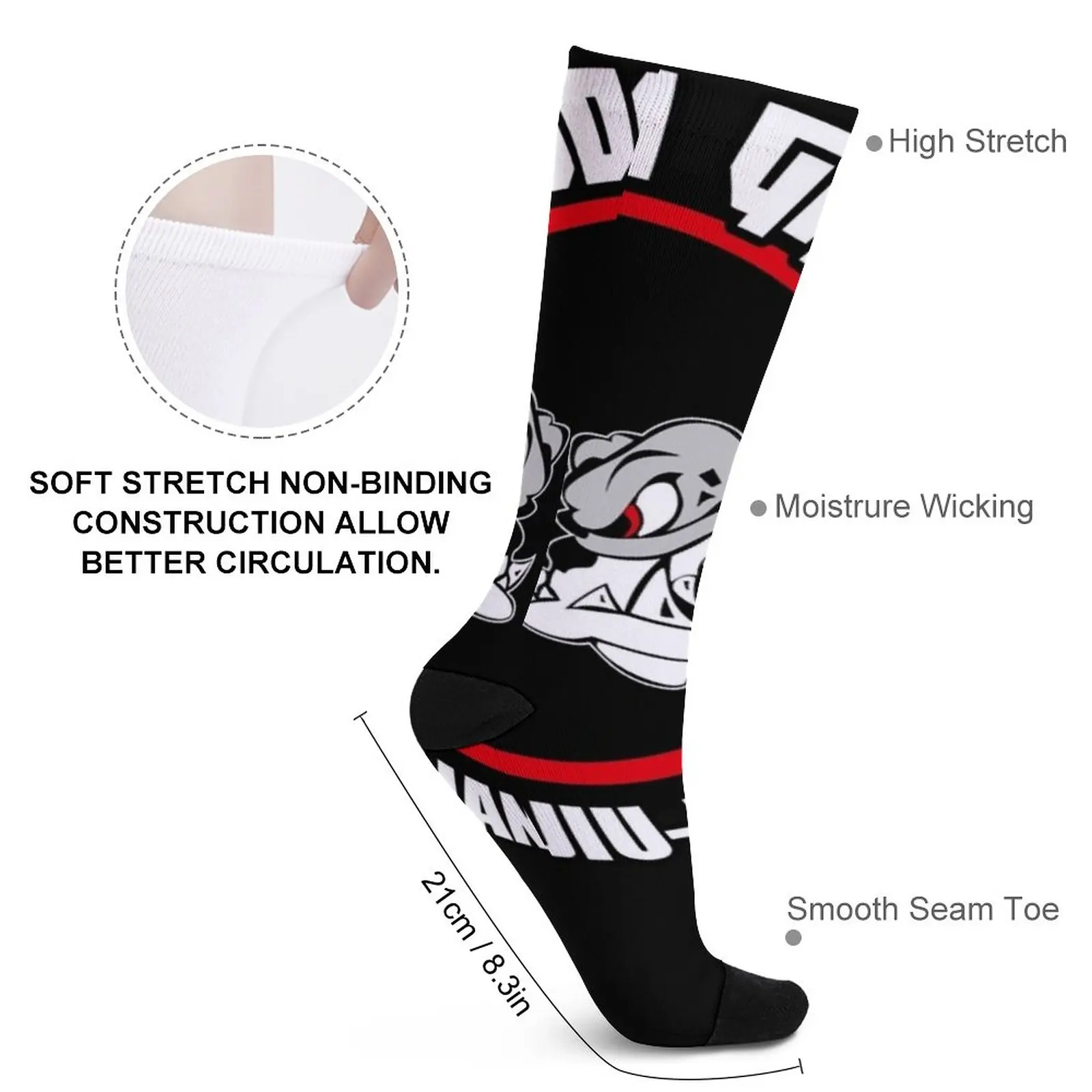 Carlson Gracie Brazilian Jiu-Jitsu Martial arts Socks sock men compression stockings Women