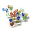 100Pcs 14MM Cats Eyes Glass Shooter & Marbles Colorful Patterned Glass Beads Clear Marble Balls Kids Playthings 5