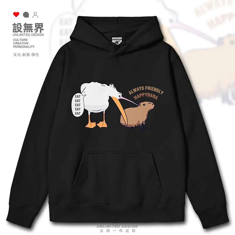 

Buddhist style pufferfish cartoon animal internet famous pelican mens hoodies new Coat sporting for men autumn winter clothes