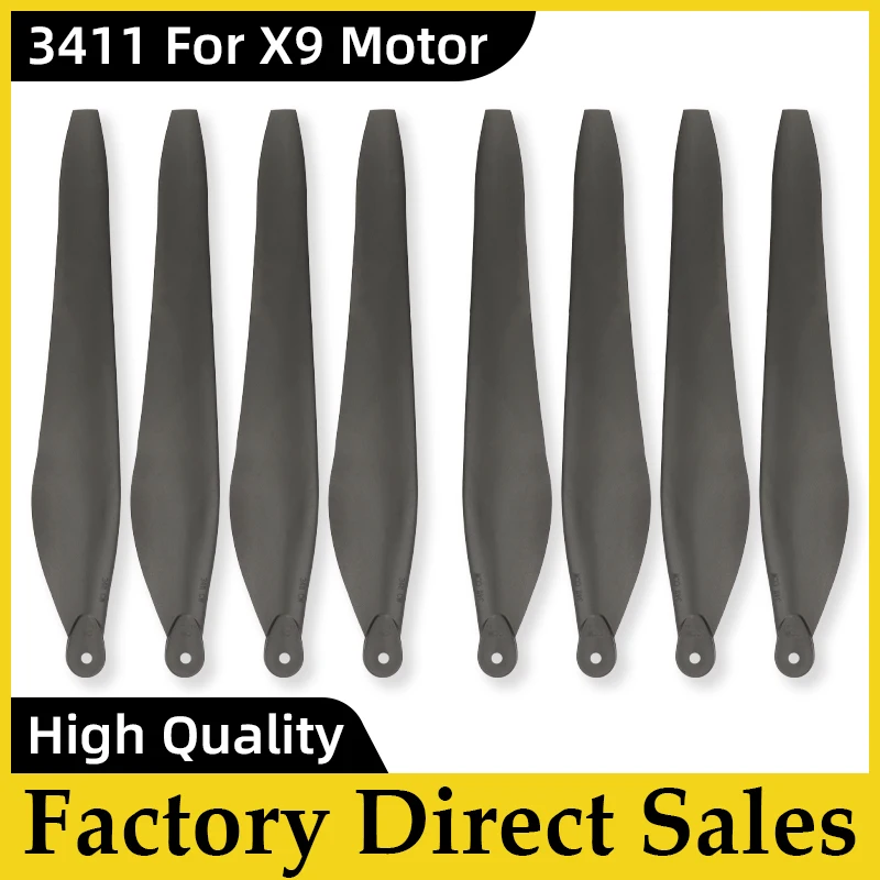 Drone Propeller Blades 3411 Carbon Nylon 34 Inch Folding For Hobbywing X9 Motor Agriculture Drone Accessories