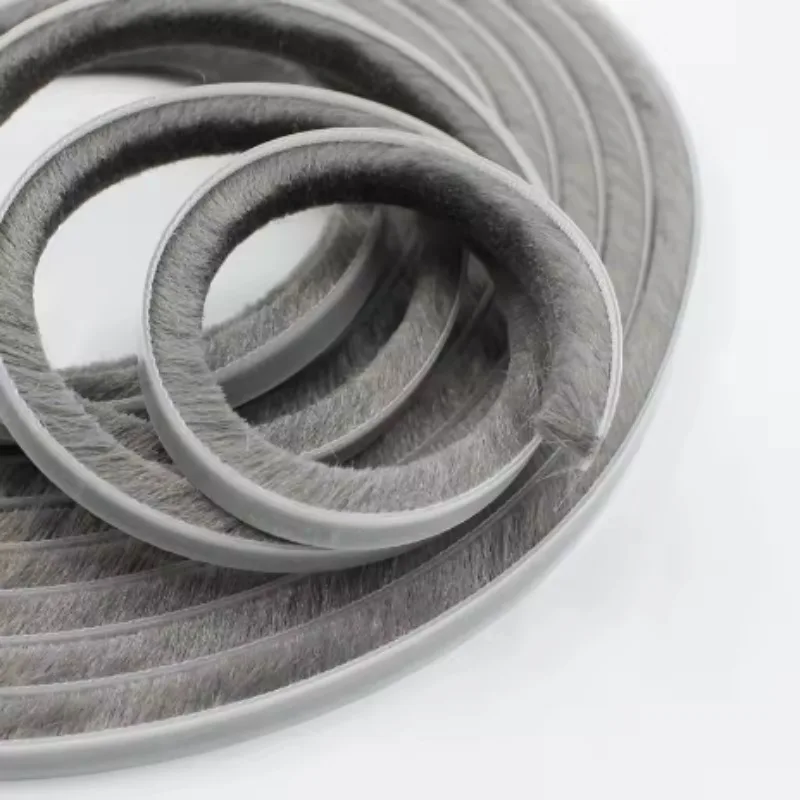 5/10M Door Brush Seal Felt Weather Stripping for Window Dustproof Sound Insulation Door Gap Blocker Sweep Draught Excluder door seal strip sealing strip tape window seal strip sealing tape sealing strip rubber seal strip rubber door weatherstripping door weatherstripping door draft stopper silicone seal strip