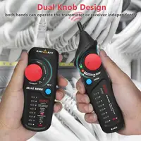 BSIDE Network Cable Tracker Digital+Analog Signal RJ11/RJ45/Cat5/Cat6 Telephone Wire Tracer Ethernet LAN Tester Detector Finder 2