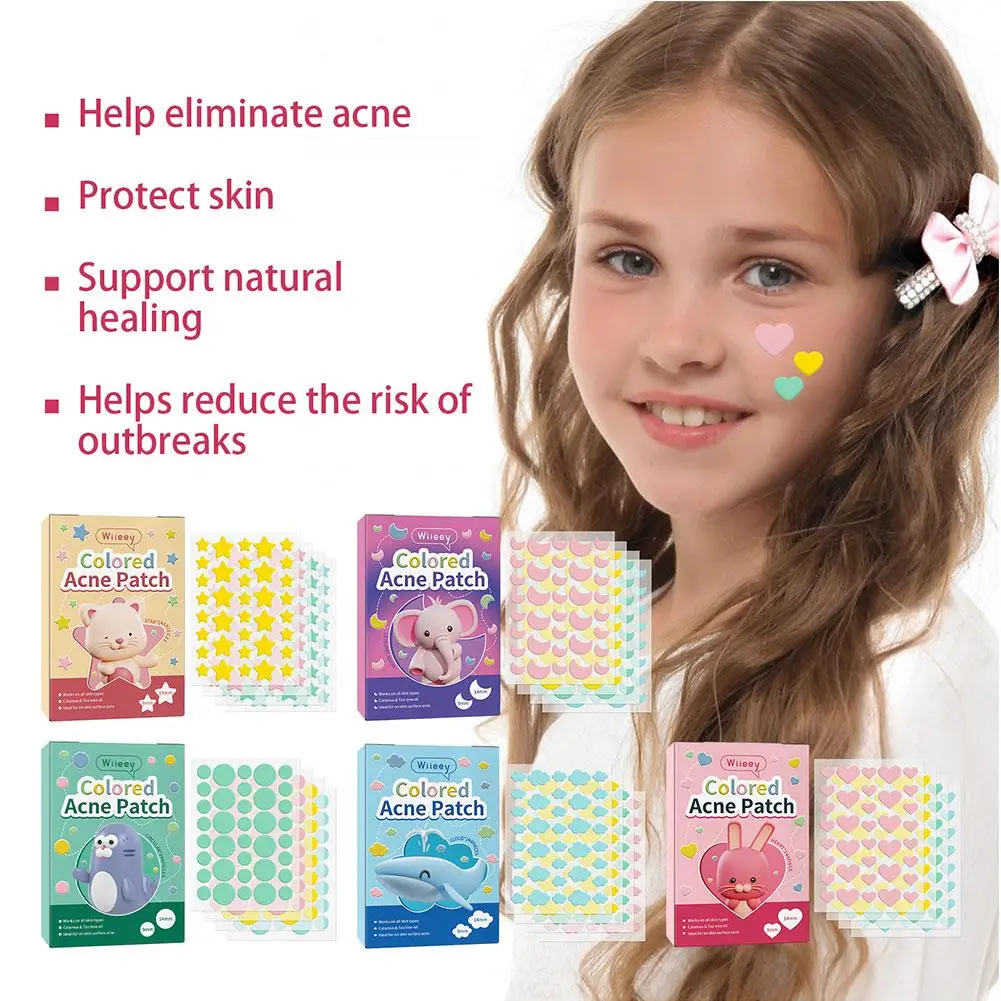 144 PCS/SET Star Pimple Patch Acne Colorful Invisible Acne Removal Skin Care Stickers Concealer Face Spot Beauty Makeup Tools 4