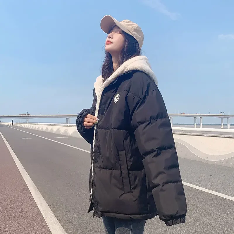New Winter Coat for Women Coats Parkas Jackets Hooded Cotton Padded Jacket Korean Fashion Oversize Warm Cheap Bread Jacket