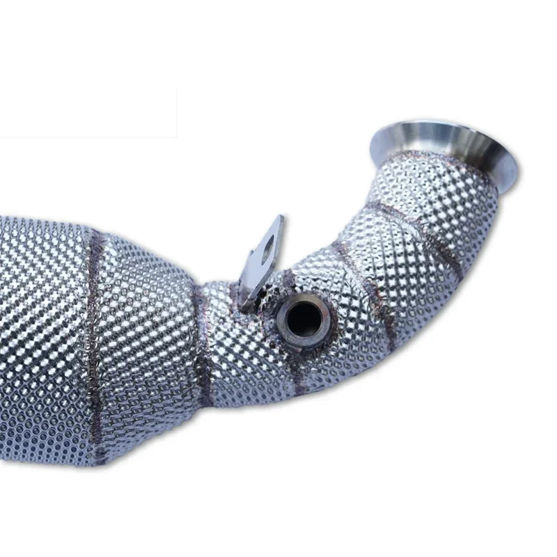 Head Section High flow Pipes branch downpipe Exhaust Pipe with catalysFor MINI Cooper S R56/Cabriolet R57 R60 1.6T