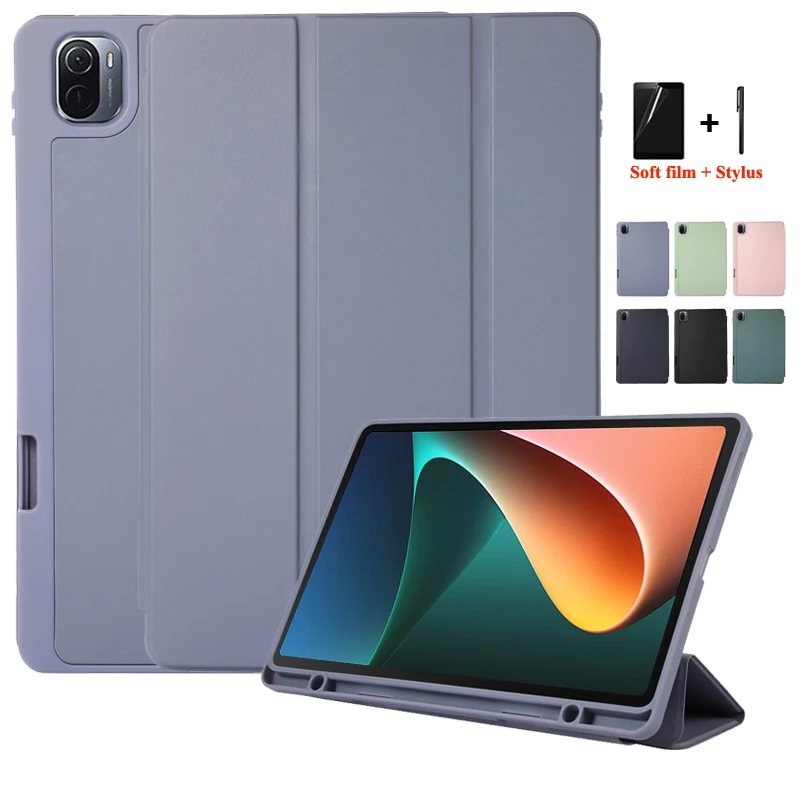 Tablet Per Xiaomi Redmi Pad 10.6 Mi Pad 5 Pro Custodia Flip Stand Soft Tpu Back Per Redmi Pad 2022 Custodia Per Xiaomi Pad 5 Cover Case