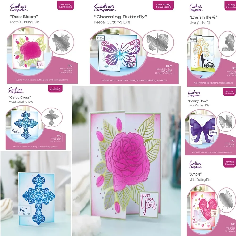 

Metal Cutting Dies Scrapbook Diary Decoration Stencil Embossing Template DIY Greeting Card Handmade 2024
