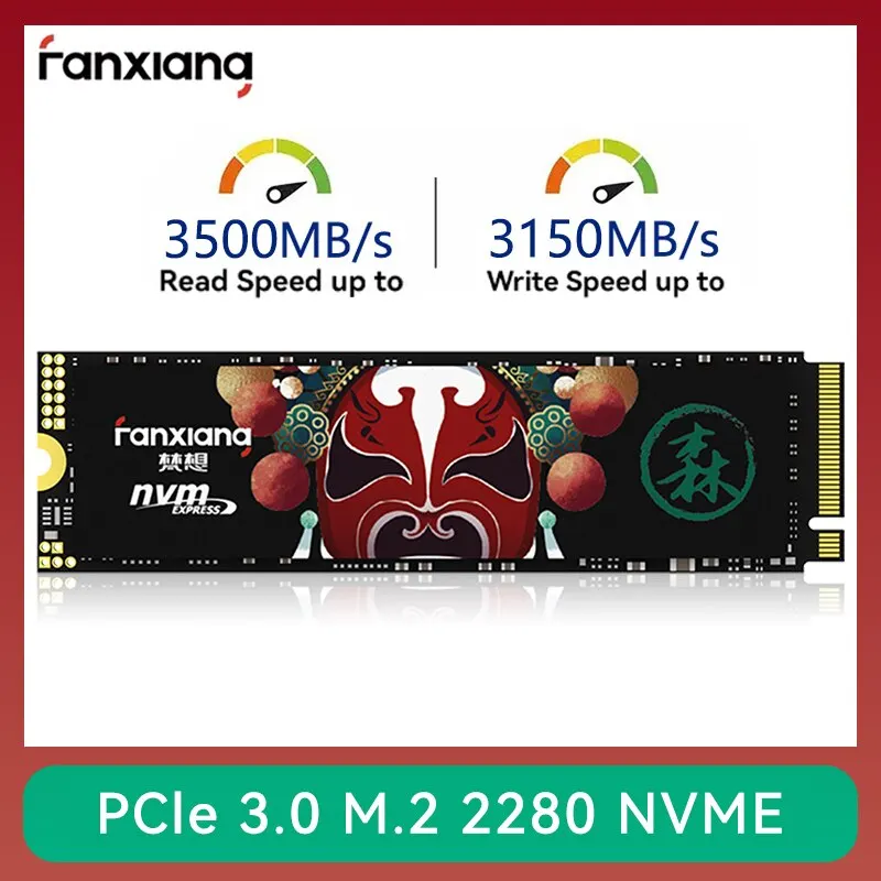 FANXIANG M2 SSD NVMe 256 ГБ 512 ГБ 1 ТБ 2 ТБ SSD M.2 2280 PCIe SSD Внутренний твердотельный накопитель для настольных ПК ноутбука