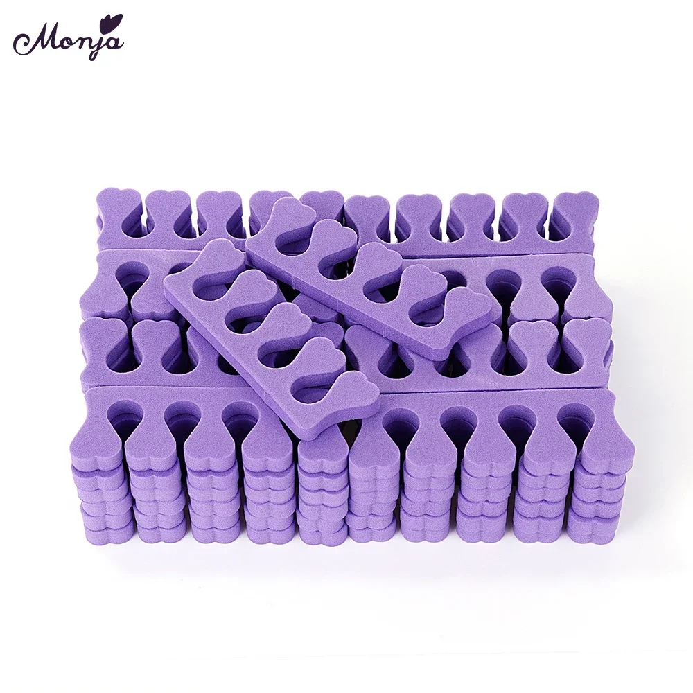 Nail Art Tools Finger Toe Separators 10/50Pcs Manicure Pedicure Accessories