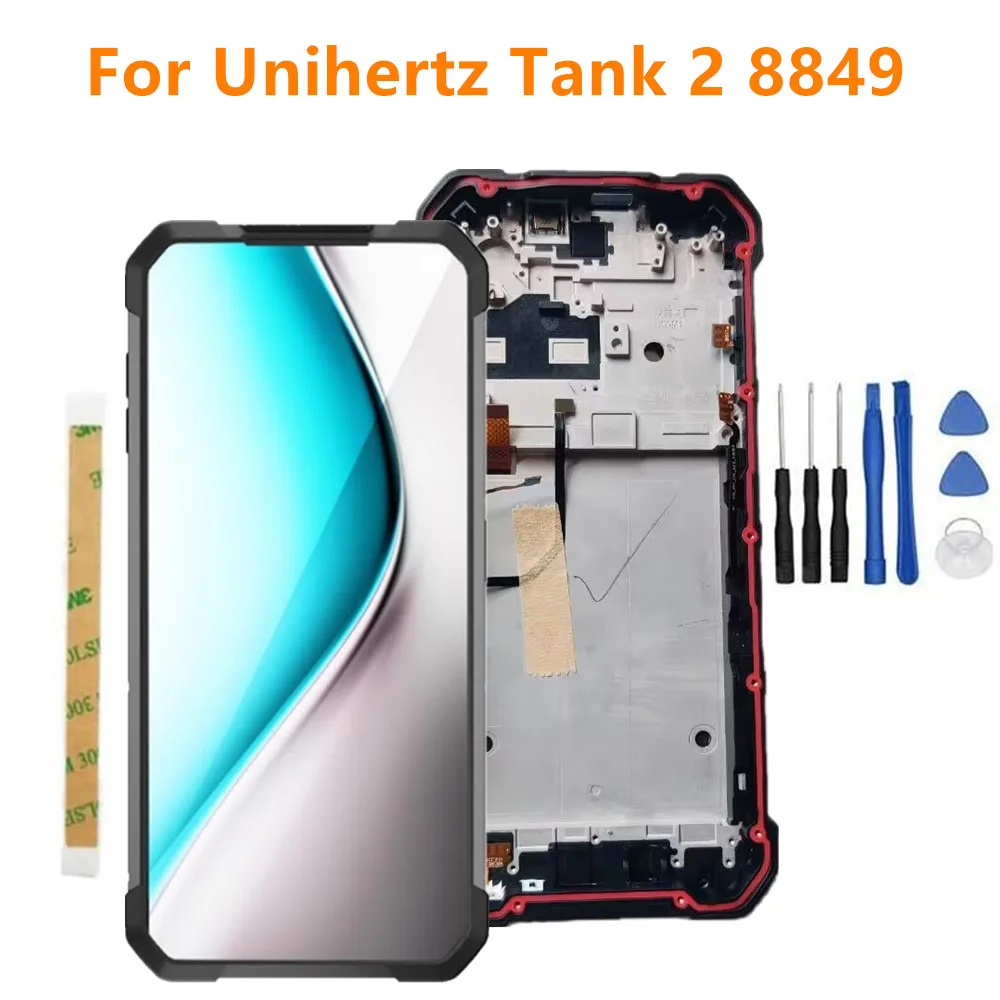 

Оригинальный ЖК-дисплей для телефона Unihertz Tank 2 8848 с рамкой + стеклянные аксессуары для ремонтной панели