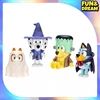 Spot Bluey Family Halloween 4 Figure Set Action Figures Birthday Present Decorative Ornaments On The Tabletop Halloween Gifts 3