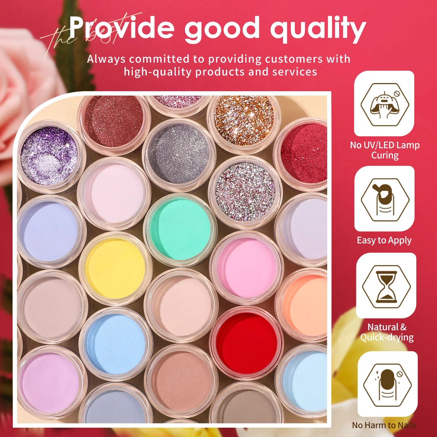 12 Colors Macaron Acrylic Nail Powder Set Neon To Magenta To Pastel Shades Mother's Day Valentine's Nail Art 3D Sculpting nail powder,acrylic nail powder