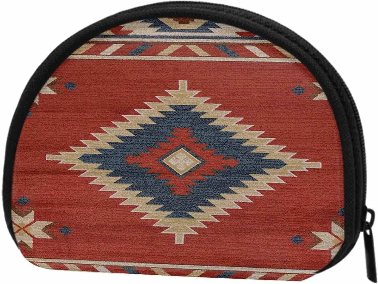 

Small Coin Purse Southwest Style Chevron Pattern Mini Wallet Coin Pouch Change Purse For Women Men Girls