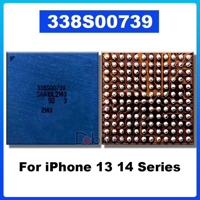 

5Pcs/Lot 338S00739 New Original Big Audio IC Chip BGA For iPhone 13 13Pro Max Mini 14 Pro Max Chipset