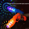 New Children's Toys Electric Music Projection Fiber Gun Rainbow Projection Sound Light Gun Pistol Luminous for Kid Boys Birthday 2