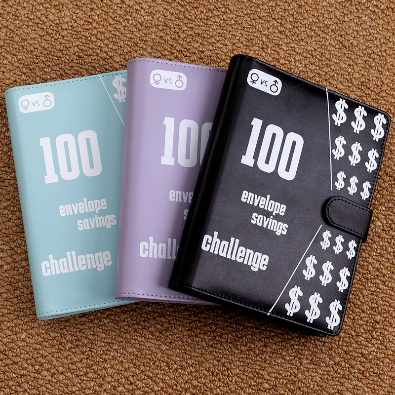 

New Savings Challenges Book 100 Envelope Challenge Budget Binder Easy And Fun Way To Save $5,050 Binder With Cash Envelopes