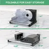 JIQI Household Commercial Foldable Lamb Roll Slicer 0-18mm Thickness Adjustable Pure Copper Motor Vegetable Meat Slicing Machine 4