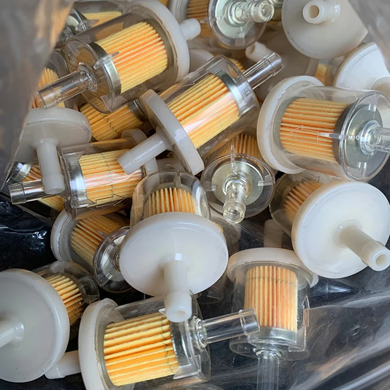 1PC Scooter Motorcycle Moped Scooter Dirt DIY Accessories Universal 8mm Hose Motorcycle Petrol Gas Fuel Gasoline Oil Filter motorcycle fuel filter