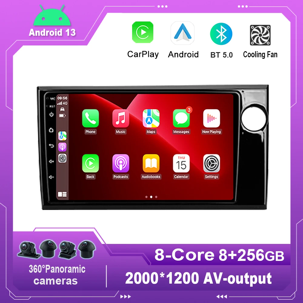 

9-дюймовый Android 13,0 автомобильный радиоприемник, мультимедийный видеоплеер, навигация для Honda BRV (RHD)2015 - 2019 GPS Carplay No 2din 2 din dvd