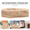 Mini Coffin Shaped Novelty Bag Gift Wooden Box Necklace Organizer Decor Ornaments for Crafts 3
