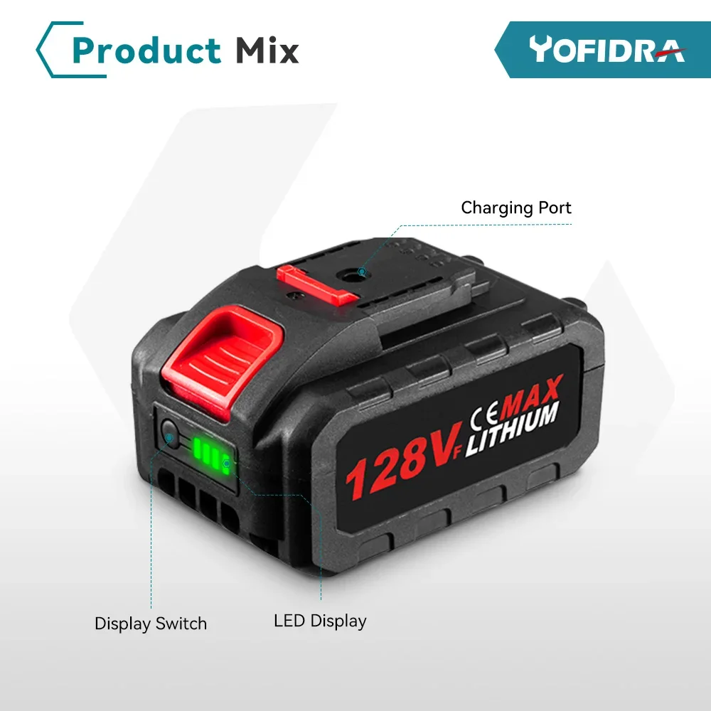 Rechargeable Lithium Batteries 18V Rechargeable Battery 15000mAh for Power Tools