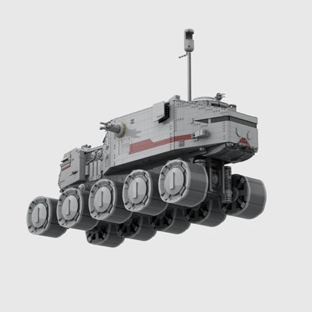 Star Wars Mandalorian Juggernaut A6 MOC-0261 Clone Turbo Tank UCS 1497Pcs  Building Blocks Kids Toy