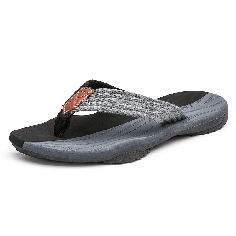 2026 High Quality New Brand Men Flip Flops Summer Beach Flip Flops for Men Fashion Breathable Casual Men Beach Slippers - 3